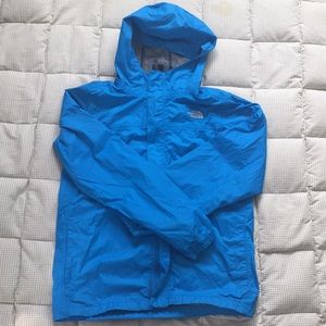 North Face boy's (18-20) hooded rain jacket